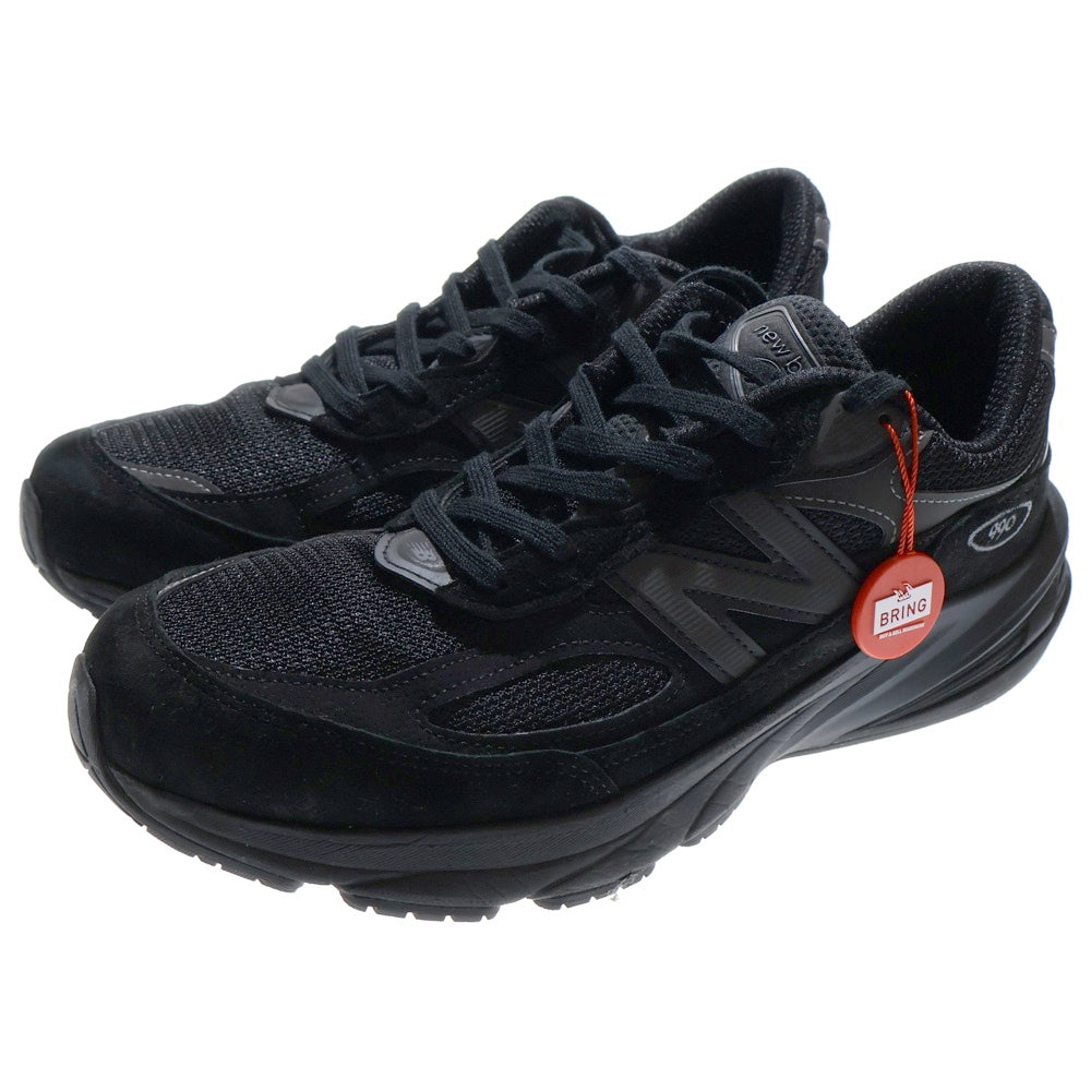 New Balance(ニューバランス) U990BB6 TRIPLE BLACK スエードメッシュローカットスニーカー ブラック US9/27cm
