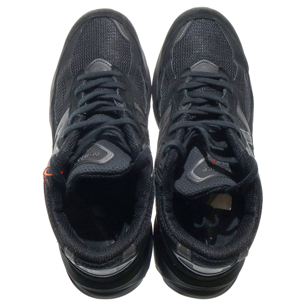 New Balance(ニューバランス) U990BB6 TRIPLE BLACK スエードメッシュローカットスニーカー ブラック US9/27cm