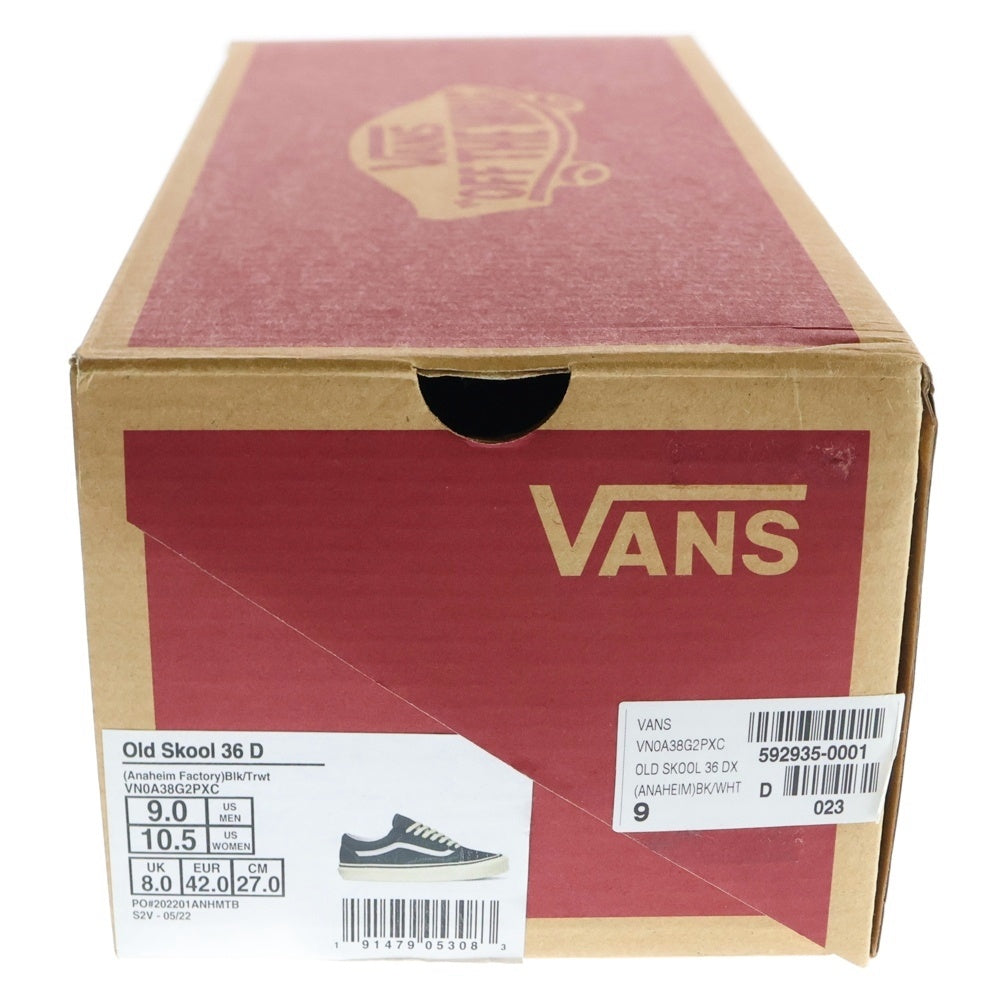 VANS(ヴァンズ) OLD SKOOL 36 D オールドクール ローカットスニーカー ブラック VN0A38G2PXC