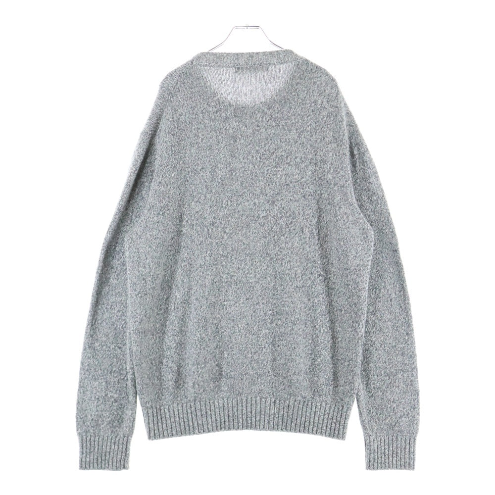 LOUIS VUITTON(ルイヴィトン) フロントロゴプリント クルーネックニットセーター グレー RM182 GVL HFN08W