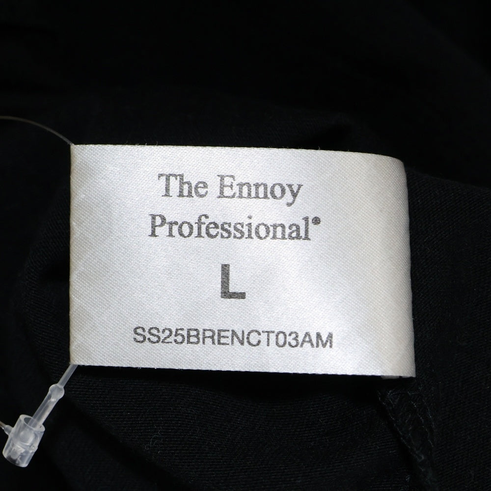 The Ennoy Professional(エンノイプロフェッショナル) 265SS ENNOY Circle ? Drip T-Shirt サークルプリント 半袖Tシャツ ブラック SS25BRENCT03AM