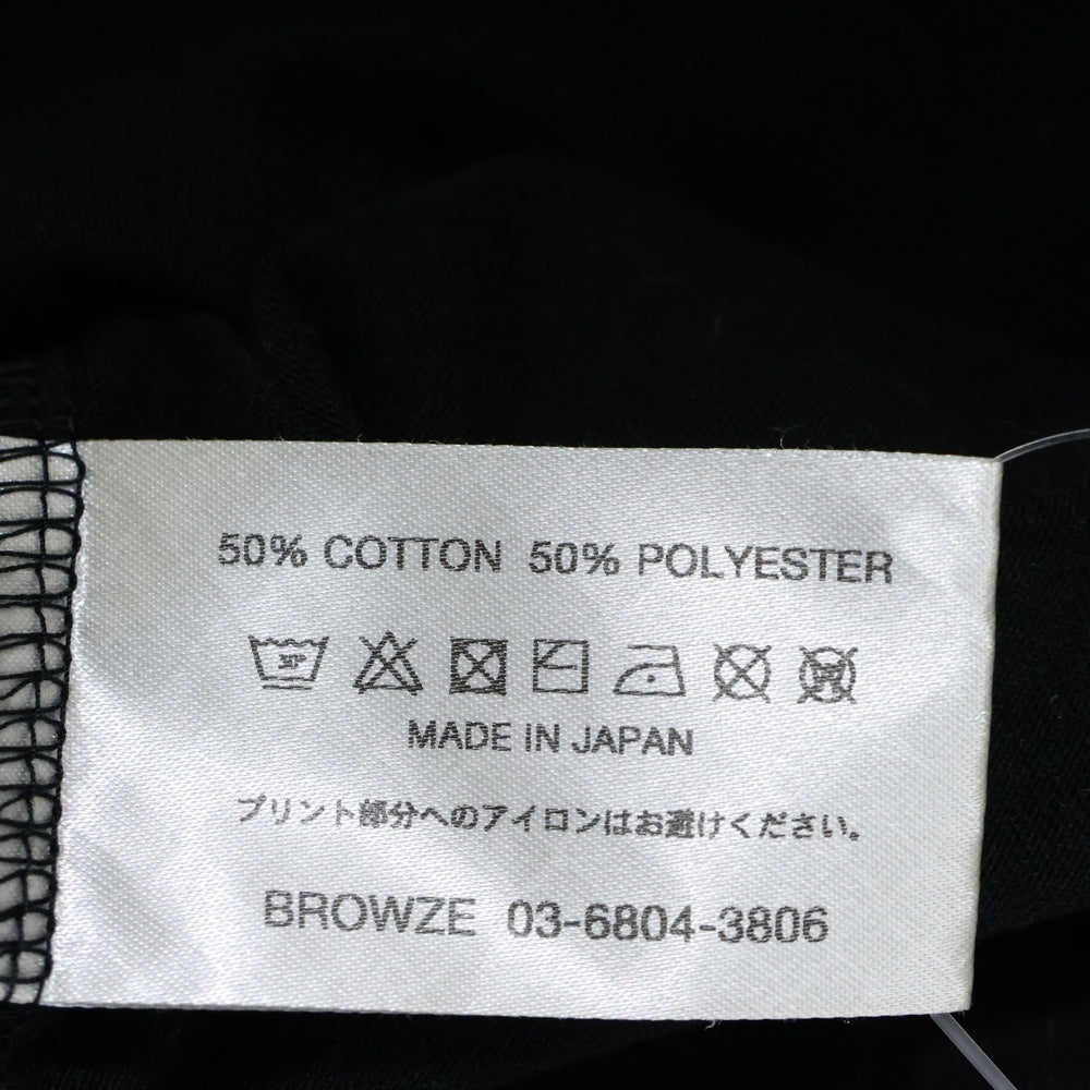 The Ennoy Professional(エンノイプロフェッショナル) 265SS ENNOY Circle ? Drip T-Shirt サークルプリント 半袖Tシャツ ブラック SS25BRENCT03AM