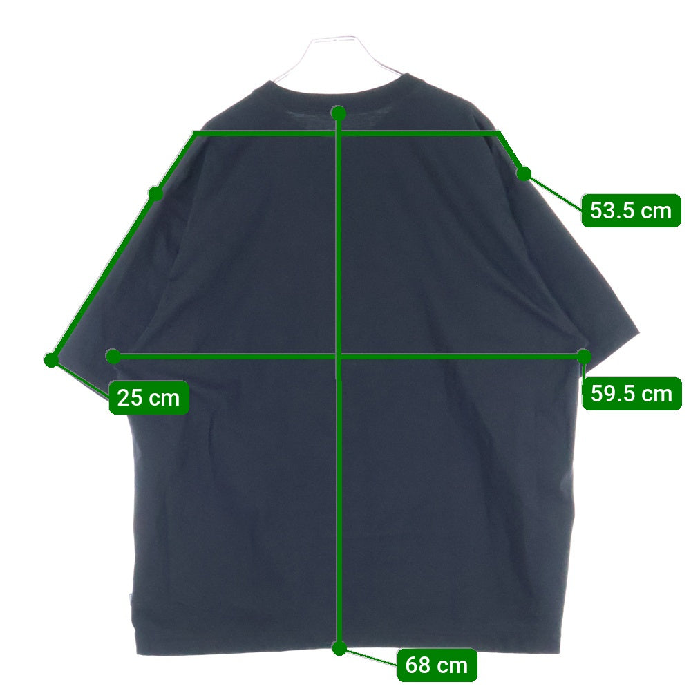 The Ennoy Professional(エンノイプロフェッショナル) 265SS ENNOY Circle ? Drip T-Shirt サークルプリント 半袖Tシャツ ブラック SS25BRENCT03AM