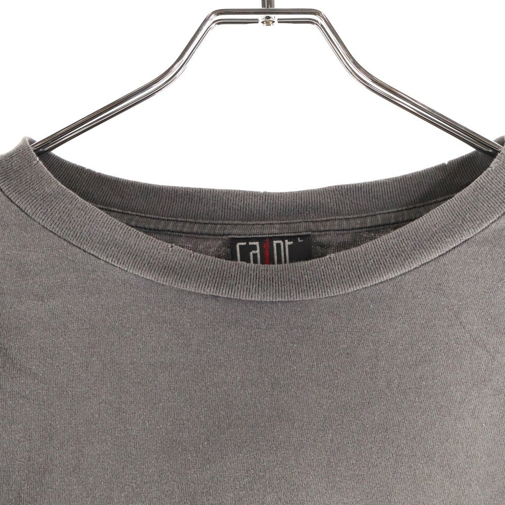 SAINT MICHAEL(セントマイケル) 23AW LS TEE/S>N>T ダメージ加工長袖Tシャツ ロンT グレー SM-A23-0000-010