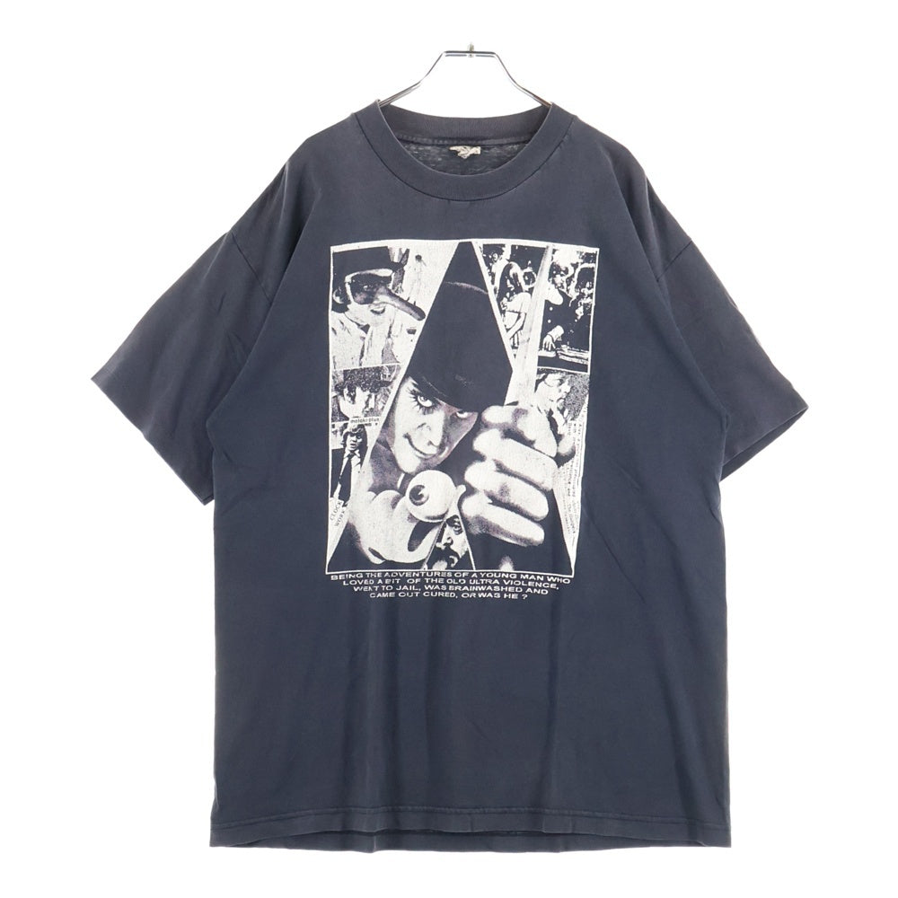 VINTAGE(ヴィンテージ) 90s A Clockwork Orange 時計仕掛けのオレンジ フォトプリント 半袖Tシャツ ブラック