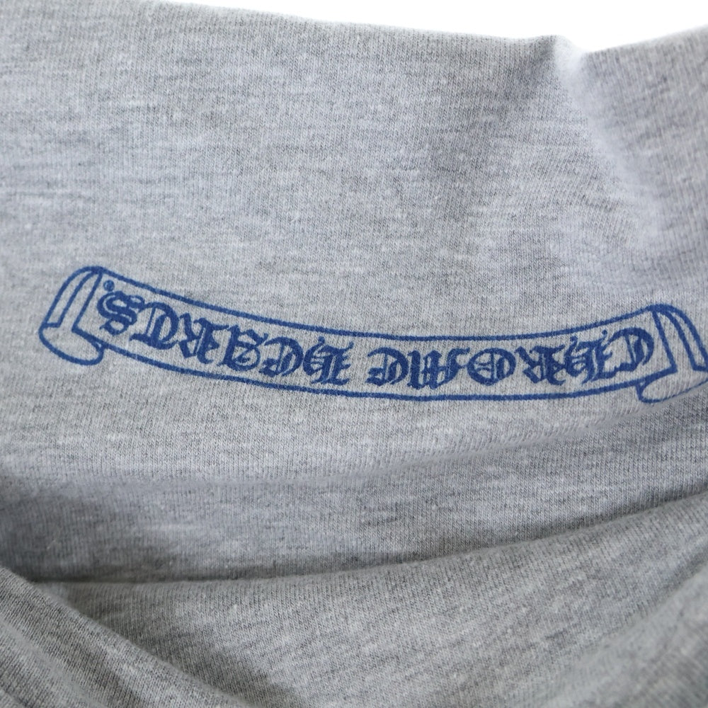 CHROME HEARTS(クロムハーツ) Y NOT CH Logo Print Flared Sweat Pants ロゴプリント フレアスウェットパンツ グレー