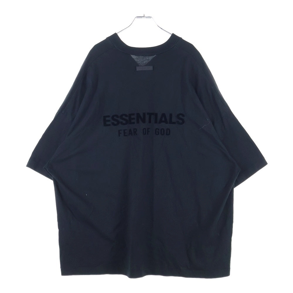 FEAR OF GOD ESSENTIALS(フィアオブゴッド エッセンシャルズ) S/S T-SHIRT Vネック バックラバーロゴ 半袖Tシャツ ブラック