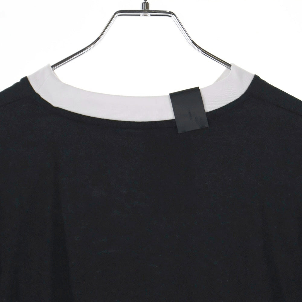 N.HOOLYWOOD(エヌハリウッド) Big Ringer T-Shirt オーバーサイズ リンガーTシャツ 半袖Tシャツ ブラック 2232-CS53-036