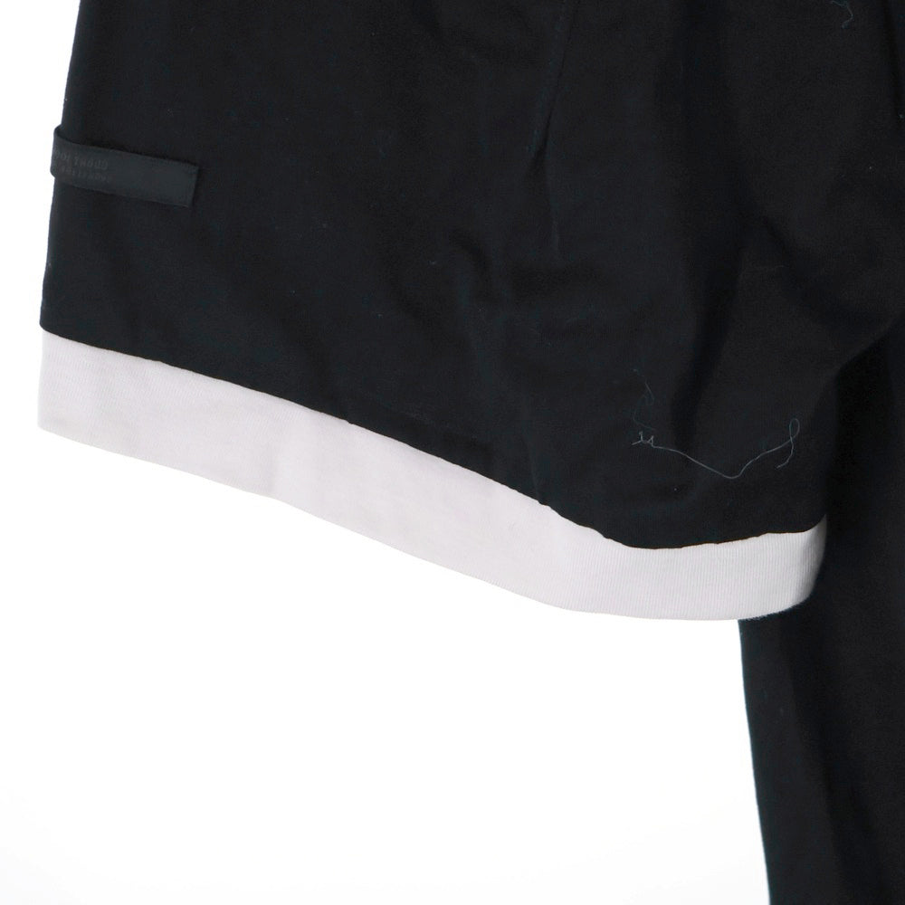 N.HOOLYWOOD(エヌハリウッド) Big Ringer T-Shirt オーバーサイズ リンガーTシャツ 半袖Tシャツ ブラック 2232-CS53-036