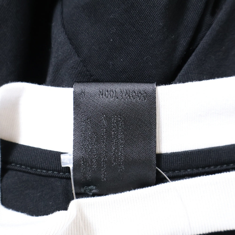 N.HOOLYWOOD(エヌハリウッド) Big Ringer T-Shirt オーバーサイズ リンガーTシャツ 半袖Tシャツ ブラック 2232-CS53-036