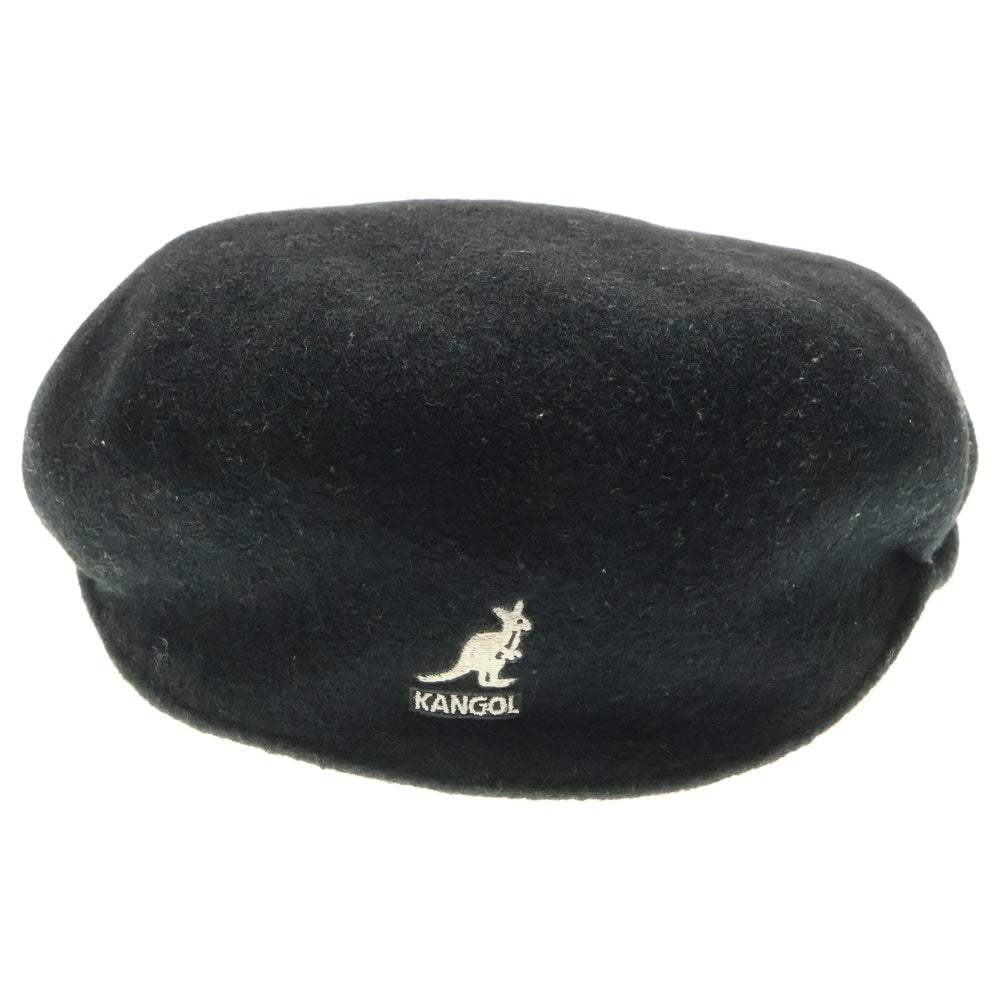 KANGOL(カンゴール) WOOL 504 ウール ハンチング 帽子 ブラック