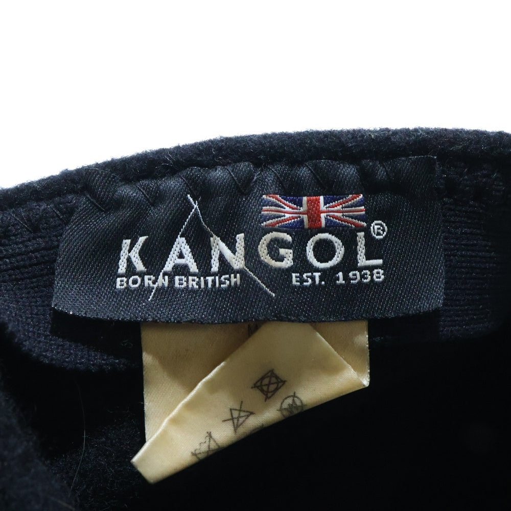 KANGOL(カンゴール) WOOL 504 ウール ハンチング 帽子 ブラック