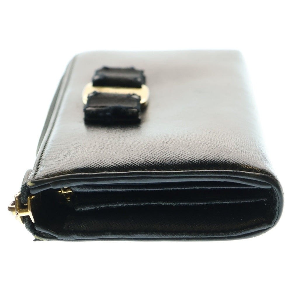 Salvatore Ferragamo(サルヴァトーレ フェラガモ) LETHER WALLET レザーウォレット 長財布 ブラック