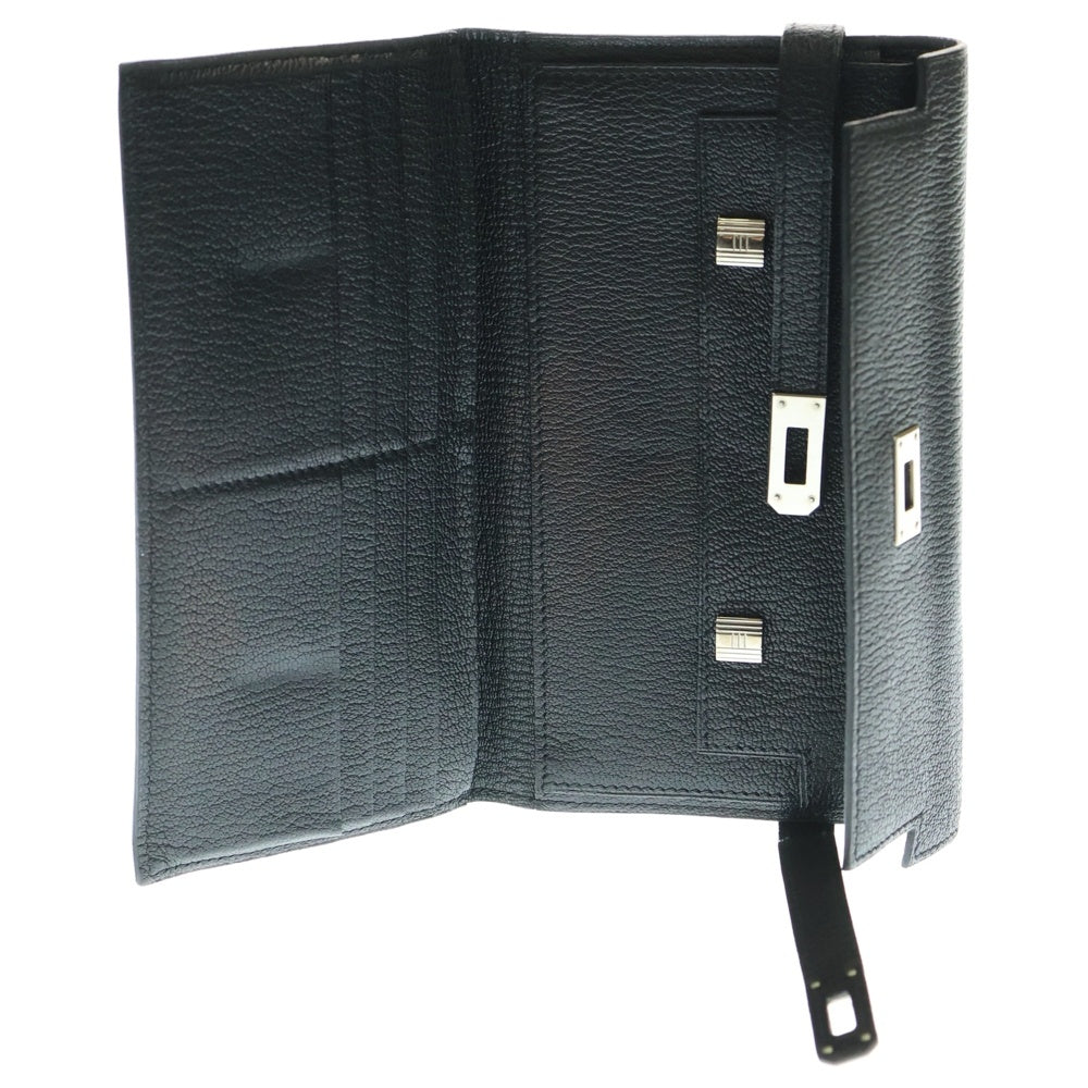 HERMES(エルメス) ケリーウォレット 長財布 □N刻印 シルバー金具 ブラック