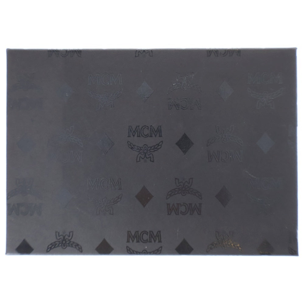 MCM(エム シー エム) ロゴスナップ ウォレット 三つ折り財布 オレンジ MYS9APA54O3001