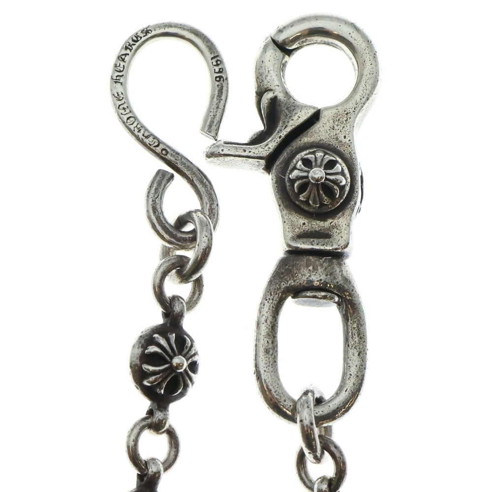 CHROME HEARTS(クロムハーツ) 2BALL SHORT-S/1クリップショート#2クロスボール ウォレットチェーン シルバー BCA063