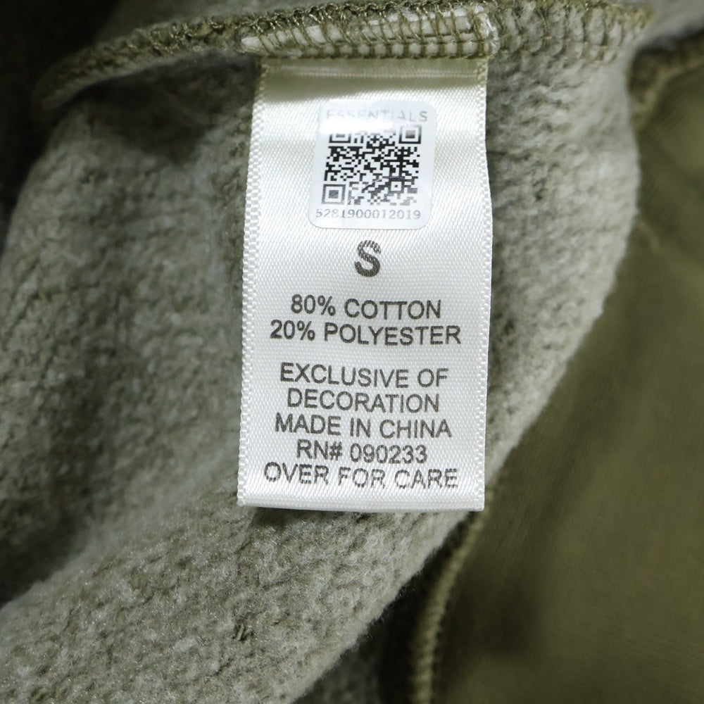 FEAR OF GOD ESSENTIALS(フィアオブゴッド エッセンシャルズ) HOODIE 刺繍 プルオーバースウェットパーカー フーディー カーキ