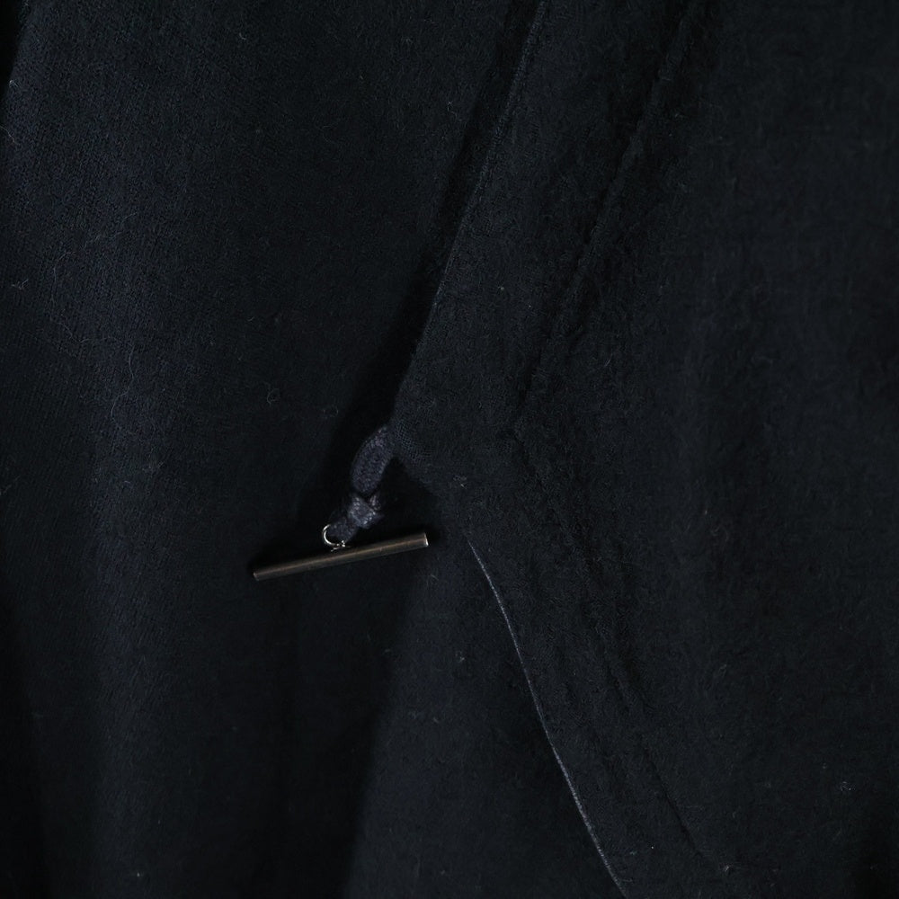 HELMUT LANG(ヘルムートラング) レザーステッチ オーバーサイズ ウールカーディガン 16-7103000