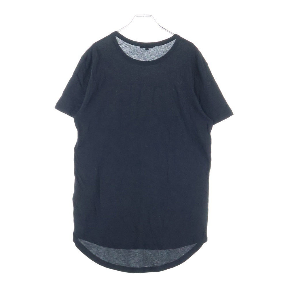 ANN DEMEULEMEESTER(アンドゥムルメステール) 19AW TIL ROSES フロントロゴプリント 半袖Tシャツ ブラック