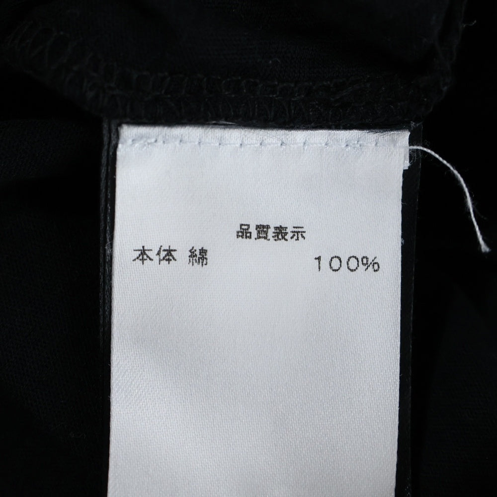 ANN DEMEULEMEESTER(アンドゥムルメステール) 19AW TIL ROSES フロントロゴプリント 半袖Tシャツ ブラック