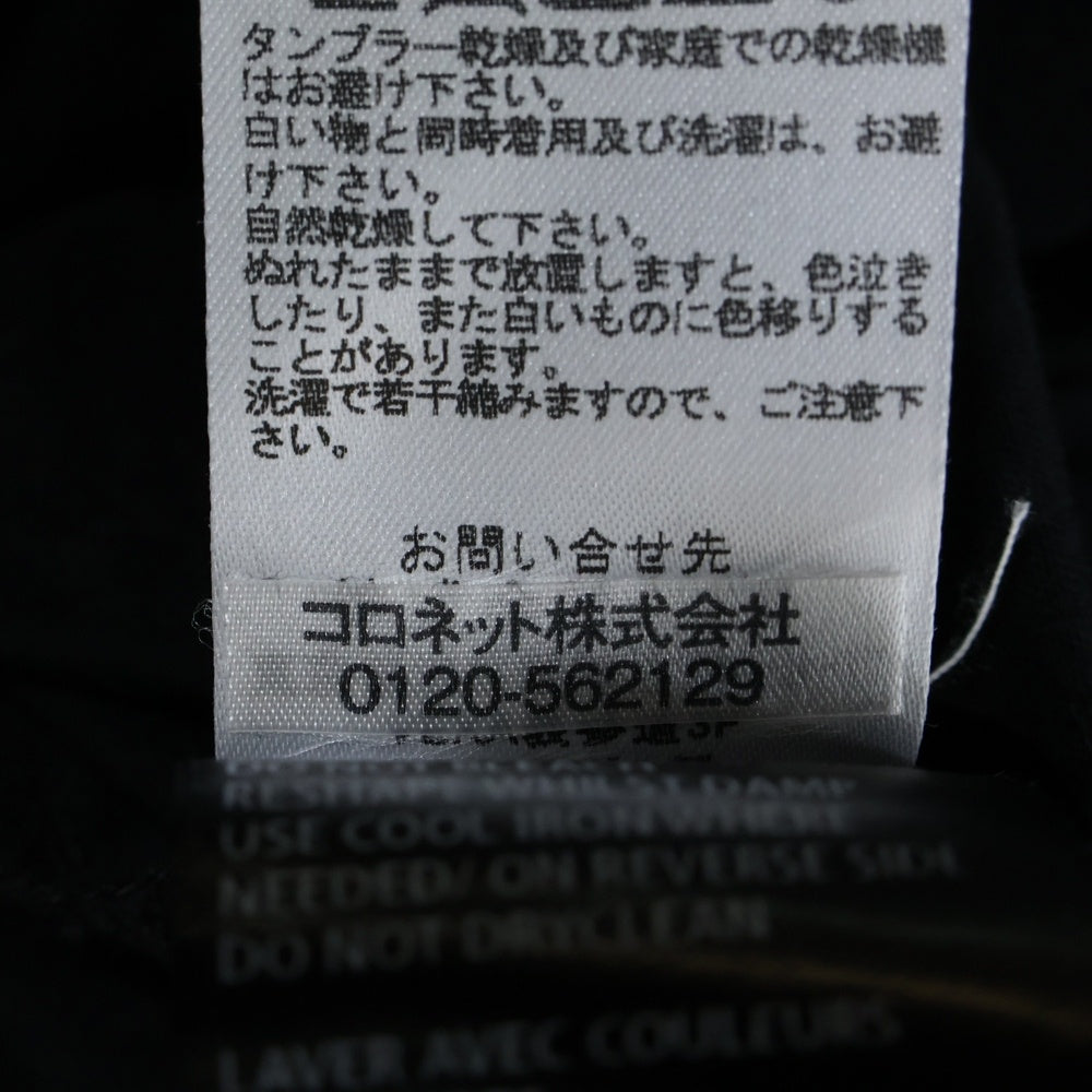 ANN DEMEULEMEESTER(アンドゥムルメステール) 19AW TIL ROSES フロントロゴプリント 半袖Tシャツ ブラック