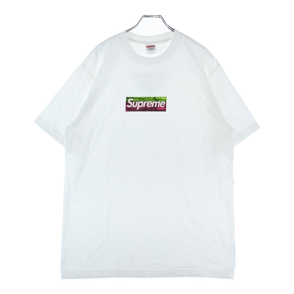 SUPREME(シュプリーム) 25SS Los Angeles Fire Relief Box Logo Tee ロサンゼルス ファイアー リリーフ ボックスロゴ 半袖Tシャツ ホワイト