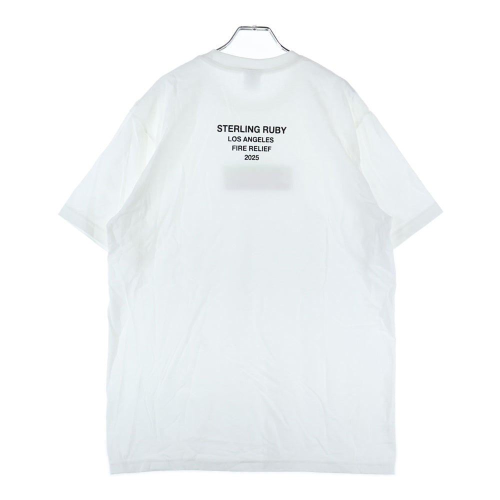 SUPREME(シュプリーム) 25SS Los Angeles Fire Relief Box Logo Tee ロサンゼルス ファイアー リリーフ ボックスロゴ 半袖Tシャツ ホワイト