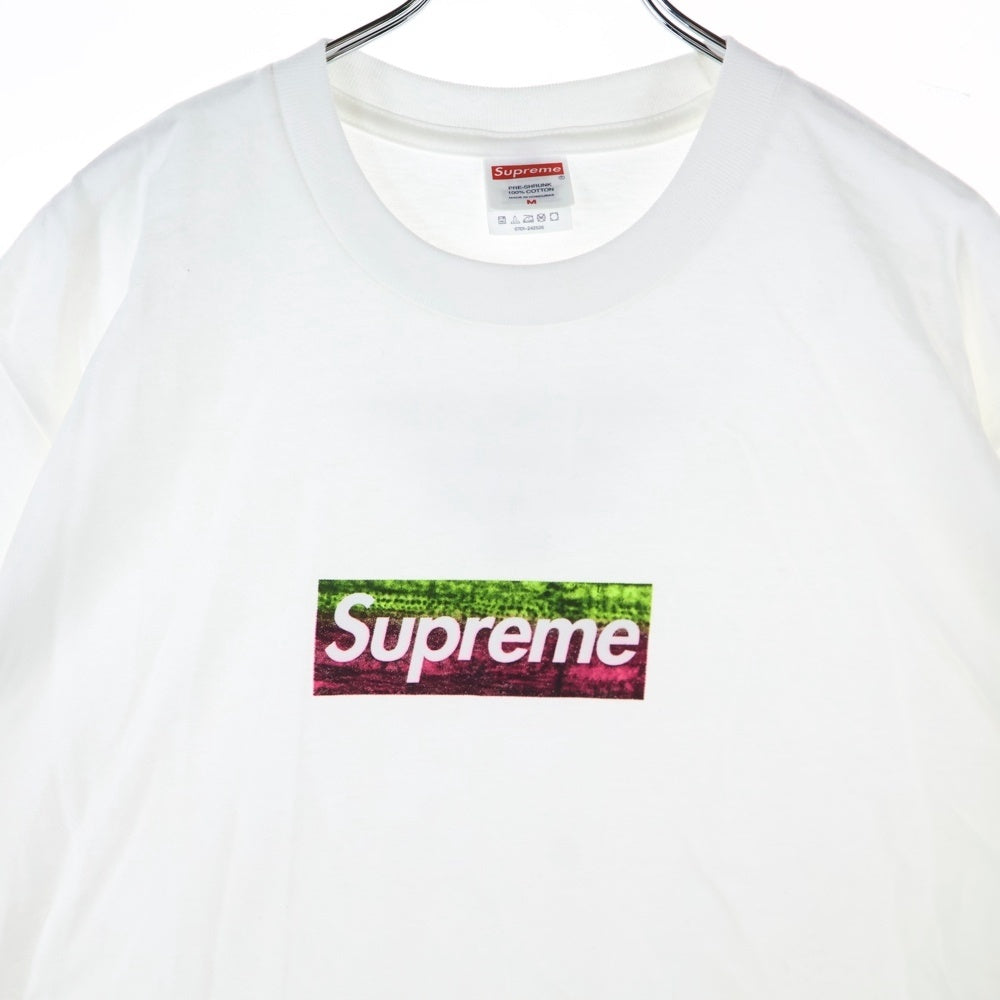 SUPREME(シュプリーム) 25SS Los Angeles Fire Relief Box Logo Tee ロサンゼルス ファイアー リリーフ ボックスロゴ 半袖Tシャツ ホワイト