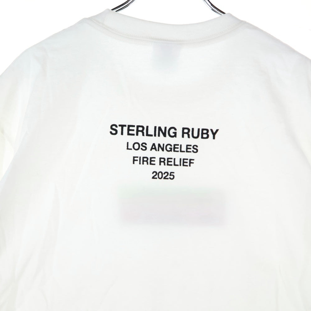 SUPREME(シュプリーム) 25SS Los Angeles Fire Relief Box Logo Tee ロサンゼルス ファイアー リリーフ ボックスロゴ 半袖Tシャツ ホワイト