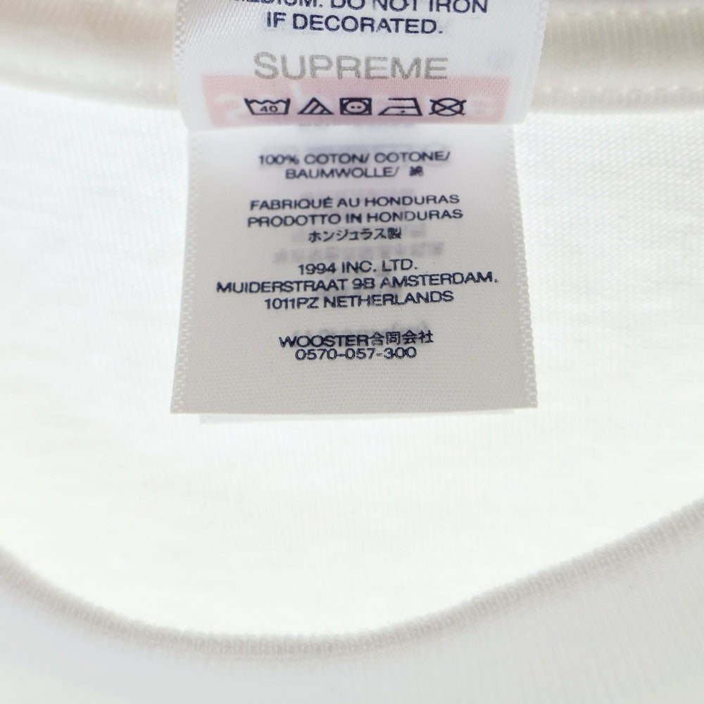 SUPREME(シュプリーム) 25SS Los Angeles Fire Relief Box Logo Tee ロサンゼルス ファイアー リリーフ ボックスロゴ 半袖Tシャツ ホワイト