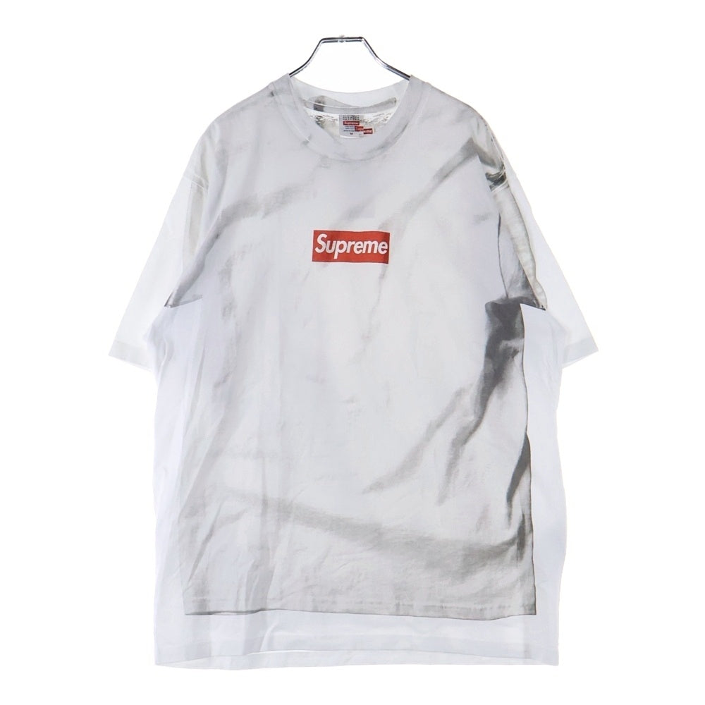 SUPREME(シュプリーム) 24SS ×MM6 Maison Margiela Box Logo Tee エムエムシックス メゾンマルジェラ ボックスロゴ プリント 半袖Tシャツ カットソー ホワイト