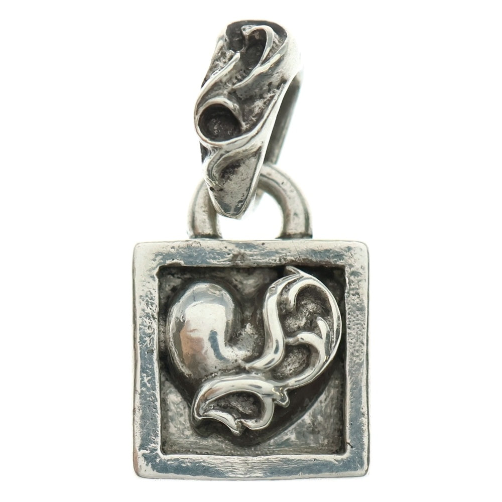 CHROME HEARTS(クロムハーツ) FRAMED HEART フレームドハート チャーム ペンダントトップ シルバー BCA273
