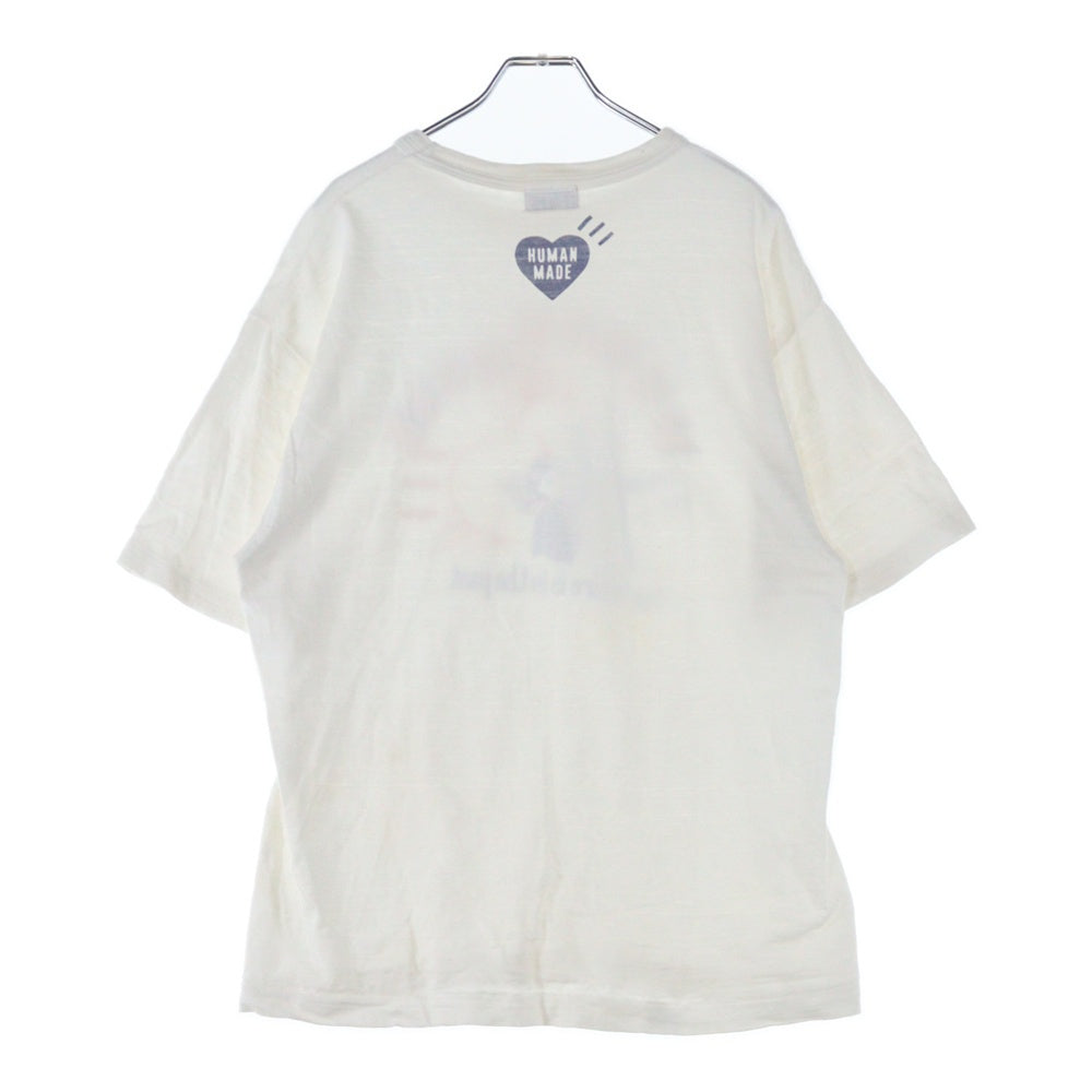 HUMAN MADE(ヒューマンメイド) 25SS GRAPHIC T-SHIRT The Future is in the past 半袖Tシャツ ホワイト