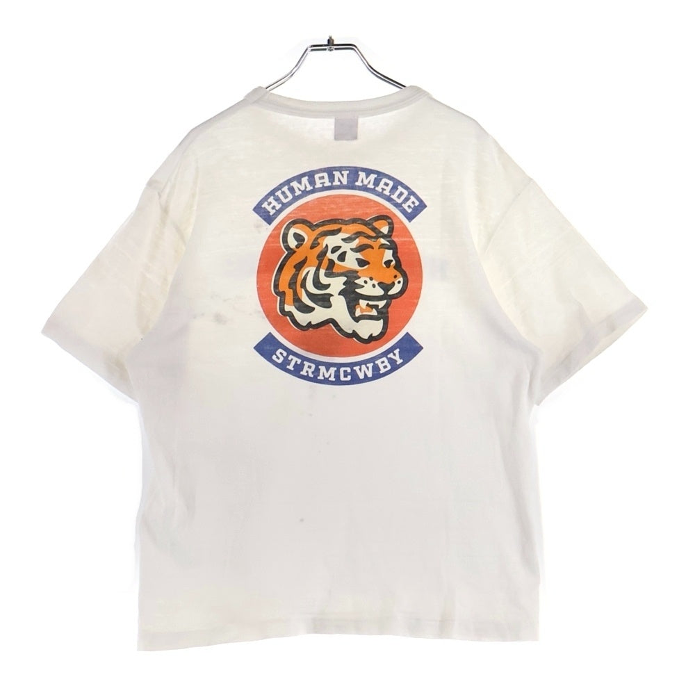 HUMAN MADE(ヒューマンメイド) GRAPHIC T-SHIRT Tiger バック タイガープリント 半袖Tシャツ ホワイト