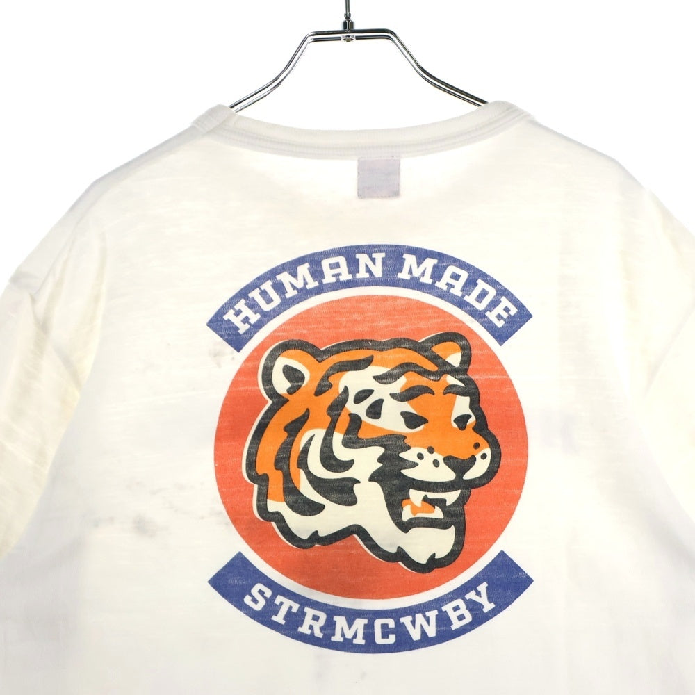 HUMAN MADE(ヒューマンメイド) GRAPHIC T-SHIRT Tiger バック タイガープリント 半袖Tシャツ ホワイト