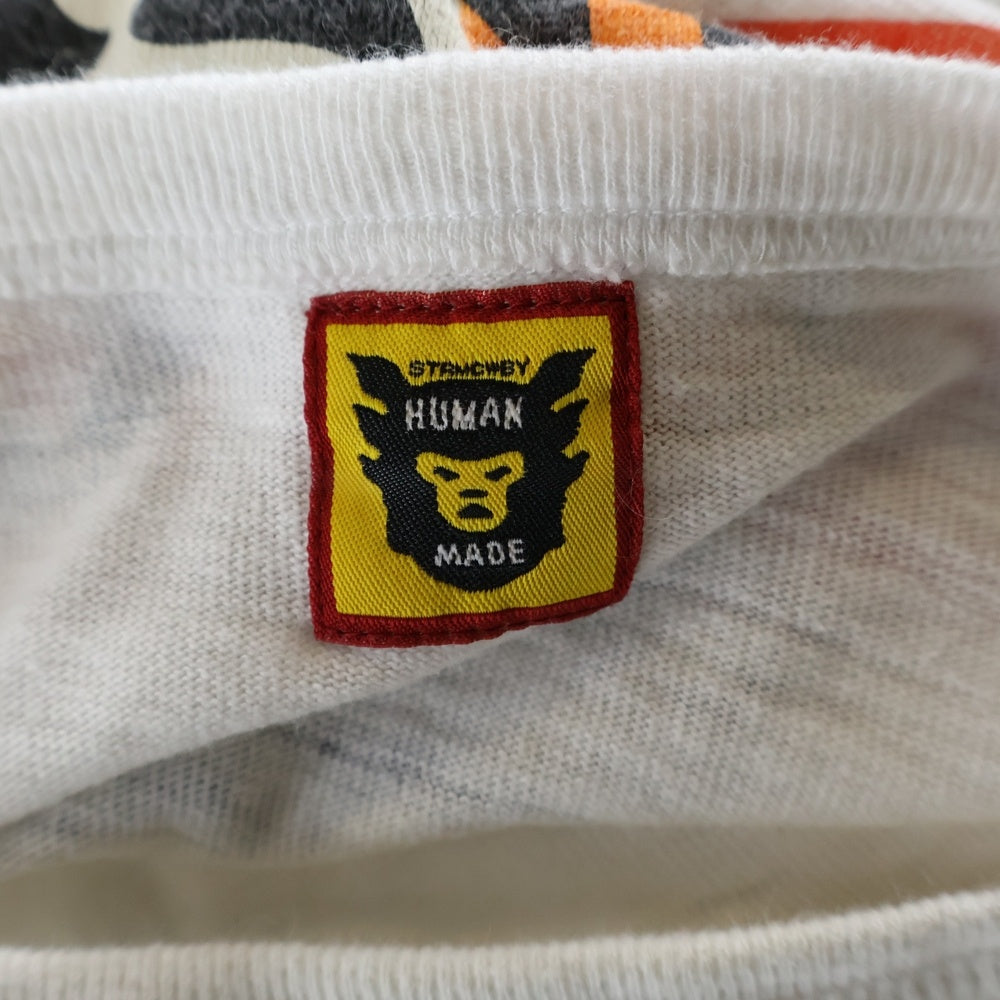 HUMAN MADE(ヒューマンメイド) GRAPHIC T-SHIRT Tiger バック タイガープリント 半袖Tシャツ ホワイト