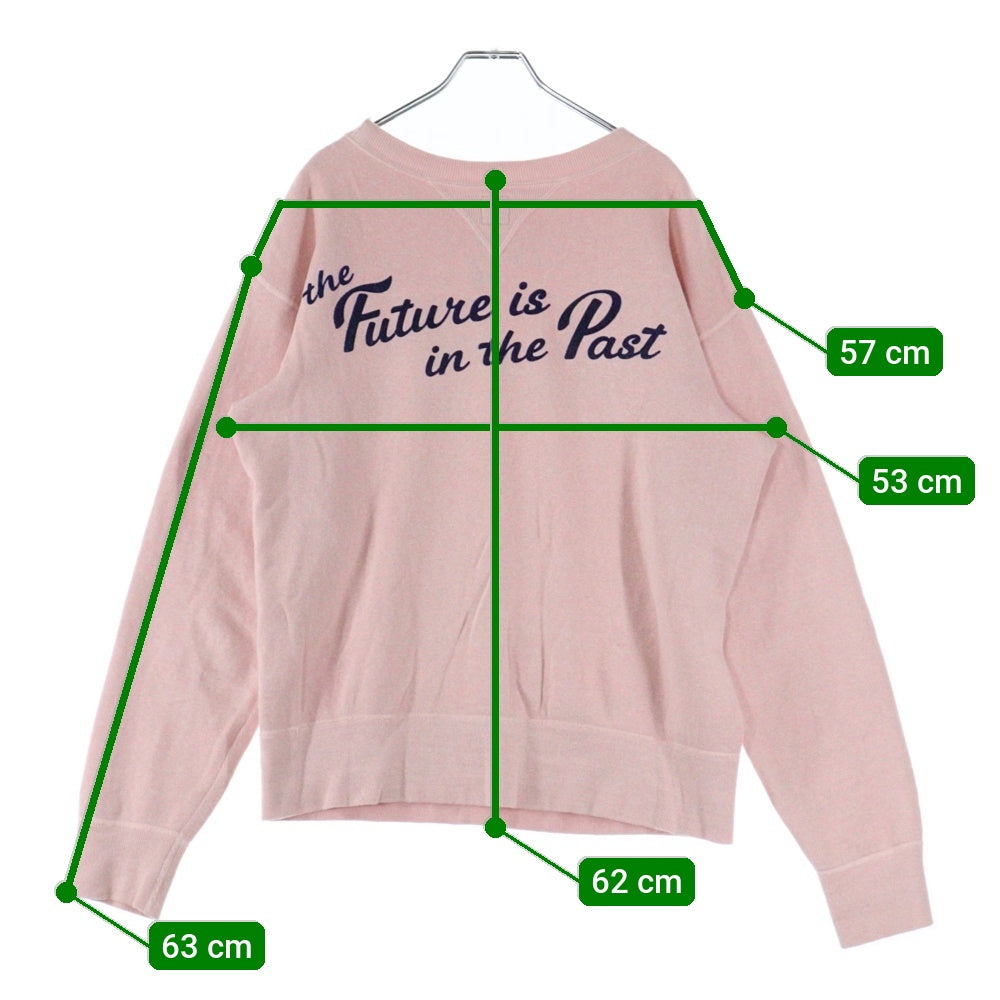 HUMAN MADE(ヒューマンメイド) TSURIAMI SWEATSHIRT クルーネックスウェットトレーナー ピンク