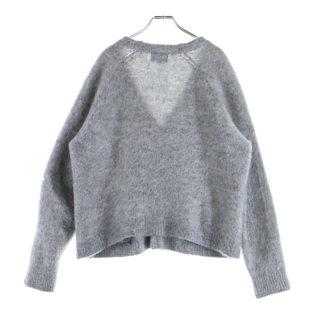 SCHOTT(ショット) MOHAIR KNIT CARDIGAN モヘアニットカーディガン グレー 782-4241002