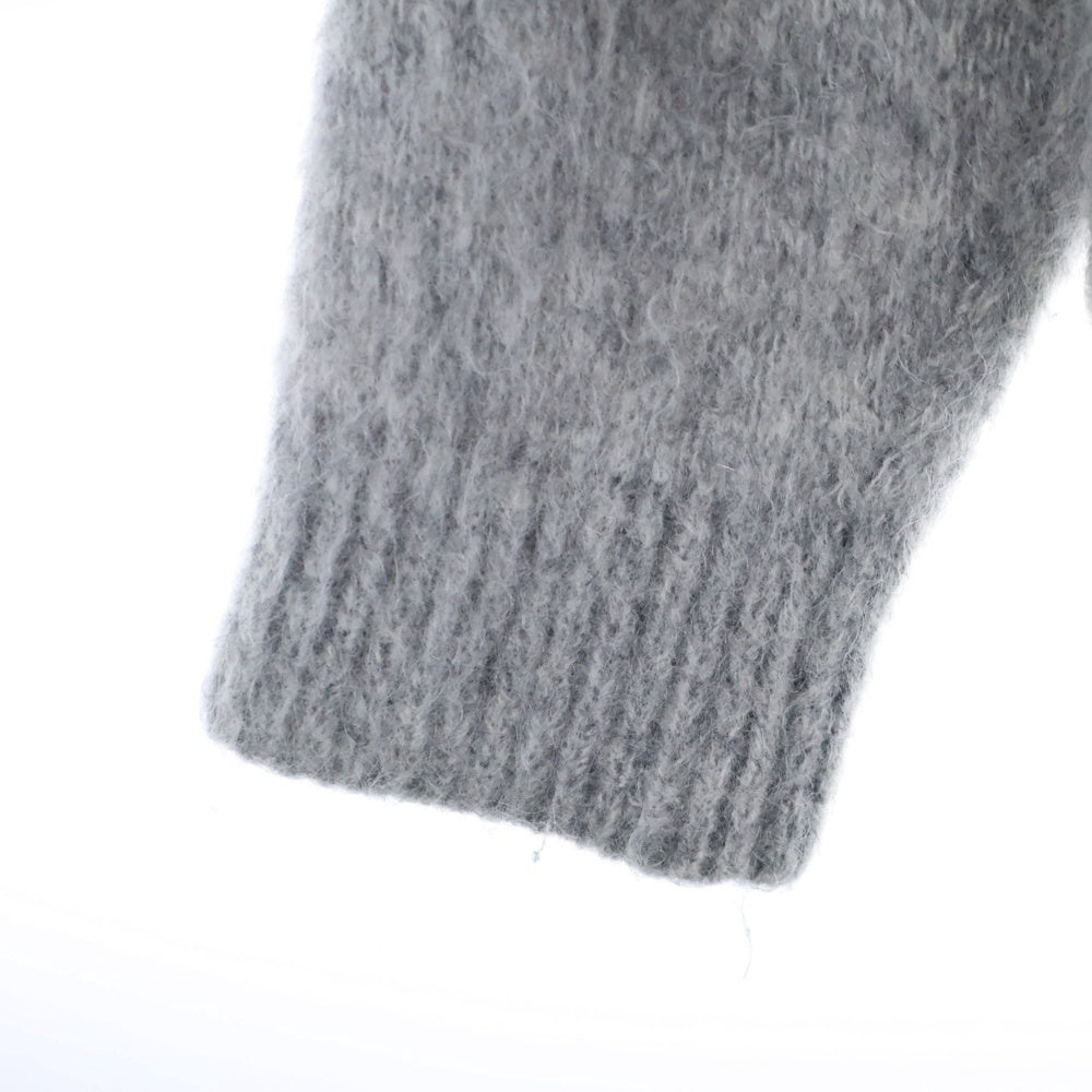 SCHOTT(ショット) MOHAIR KNIT CARDIGAN モヘアニットカーディガン グレー 782-4241002