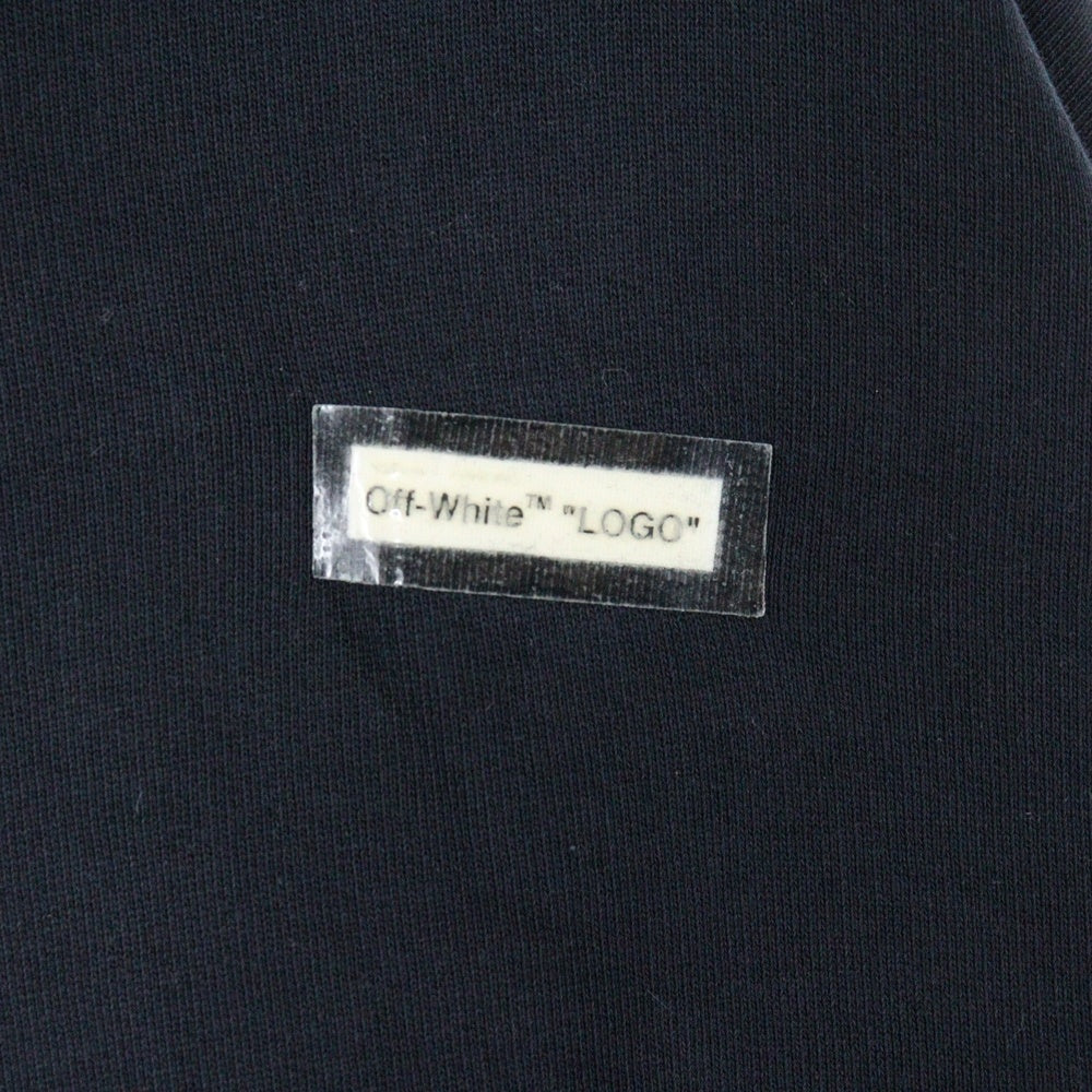 OFF-WHITE(オフホワイト) 18SS Zip Up Hoodie ジップアップスウェットパーカー フーディー ブラック OMBB030S18003108