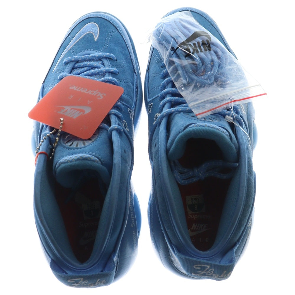 NIKE(ナイキ) 22SS ×SUPREME AIR ZOOM FLIGHT 95 シュプリーム エアズーム フライト ユニバーシティブルー ペイズリー ローカットスニーカー ブルー US9/27cm DJ8604-400