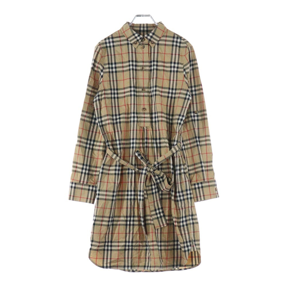 BURBERRY(バーバリー) Check One Peace ノバチェック ワンピース レディース ベージュ 8024585