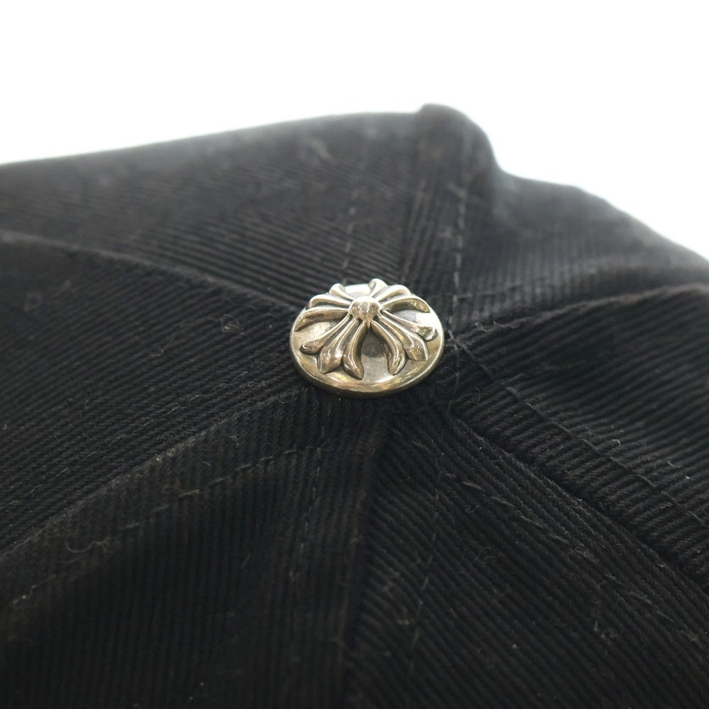 CHROME HEARTS(クロムハーツ) TRUCKER CAP デニムトラッカー CHクロス刺繍キャップ 帽子 ブラック