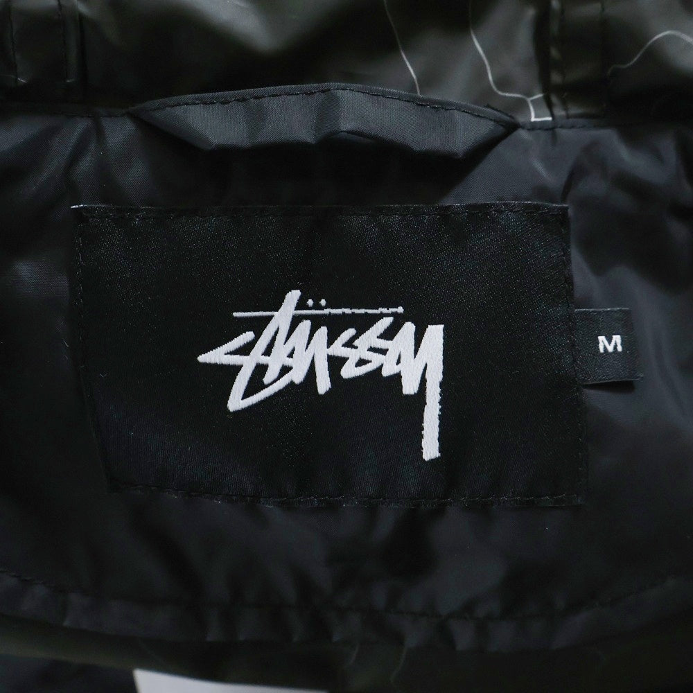 STUSSY(ステューシー) フロントロゴプリント カモフラージュ ナイロンジャケット カーキ/ブラック