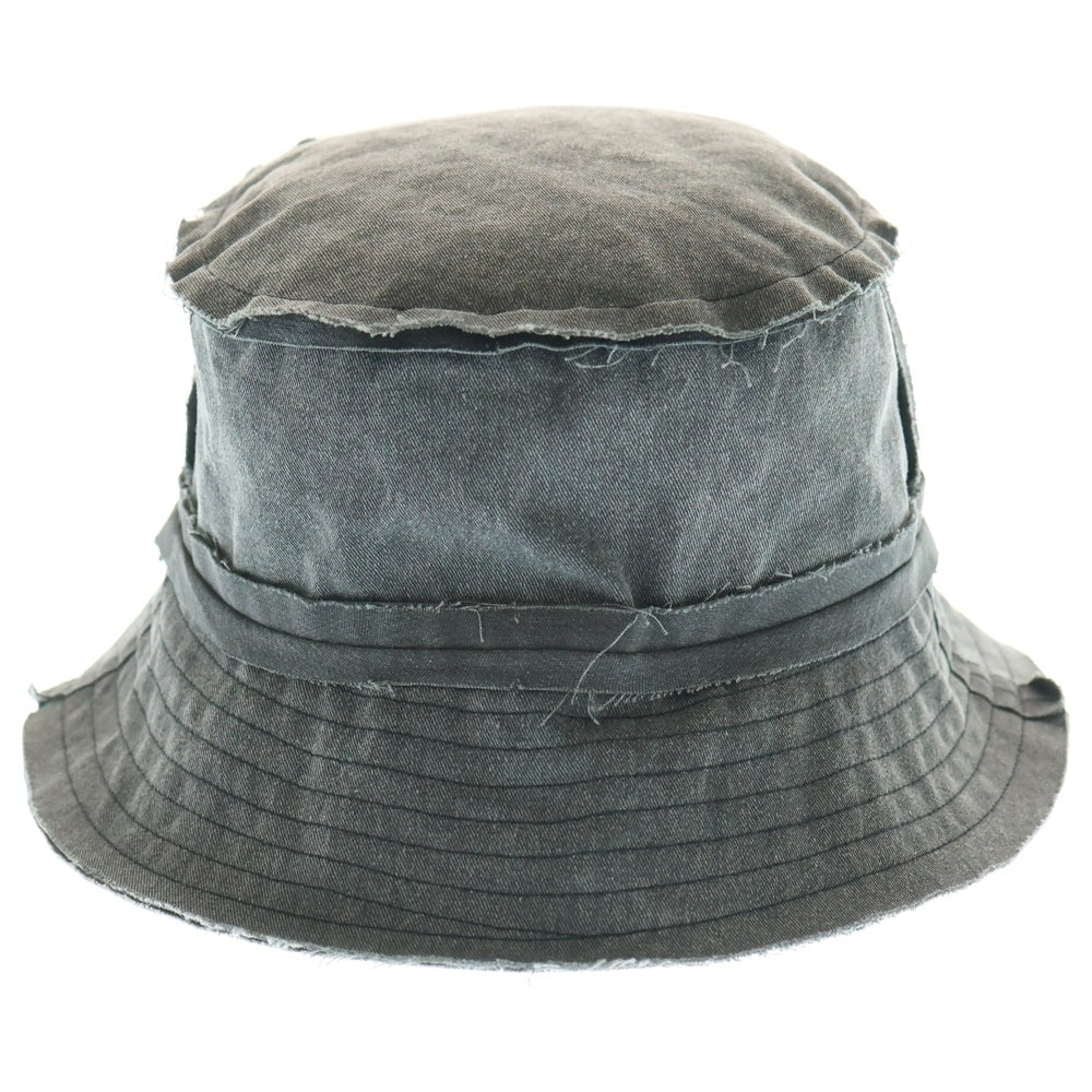 Vivienne Westwood(ヴィヴィアンウエストウッド) オーブロゴ カットオフデザイン バケットハット 帽子 ブラック