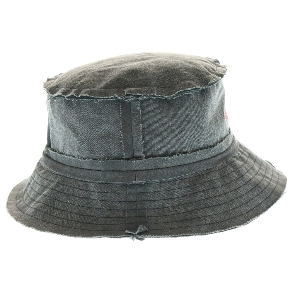 Vivienne Westwood(ヴィヴィアンウエストウッド) オーブロゴ カットオフデザイン バケットハット 帽子 ブラック