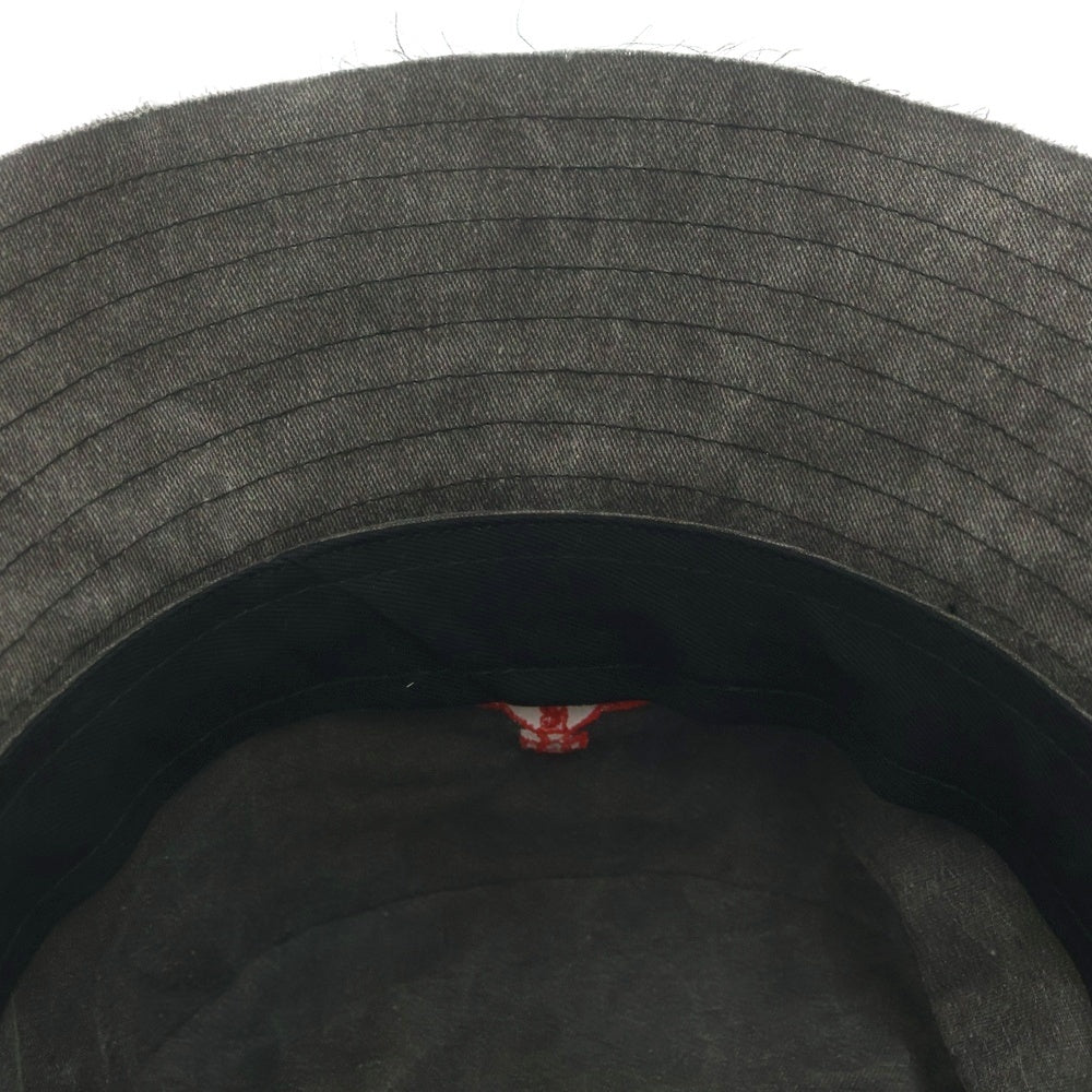 Vivienne Westwood(ヴィヴィアンウエストウッド) オーブロゴ カットオフデザイン バケットハット 帽子 ブラック