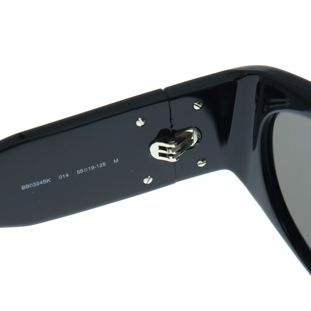 BALENCIAGA(バレンシアガ) Bossy Round Af Sunglasses ラインストーン装飾 ラウンドシェイプサングラス 眼鏡 アイウェア ブラック BB0324SK