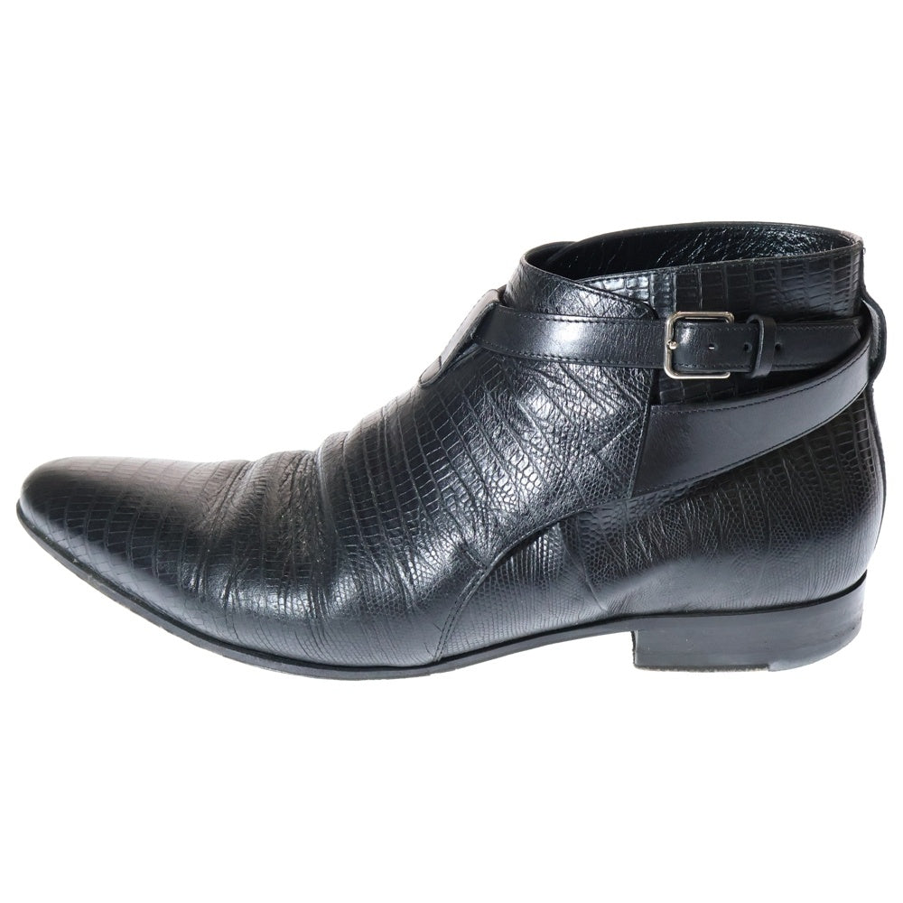 SAINT LAURENT PARIS(サンローランパリ) レザージョッパーブーツ ショートブーツ ブラック