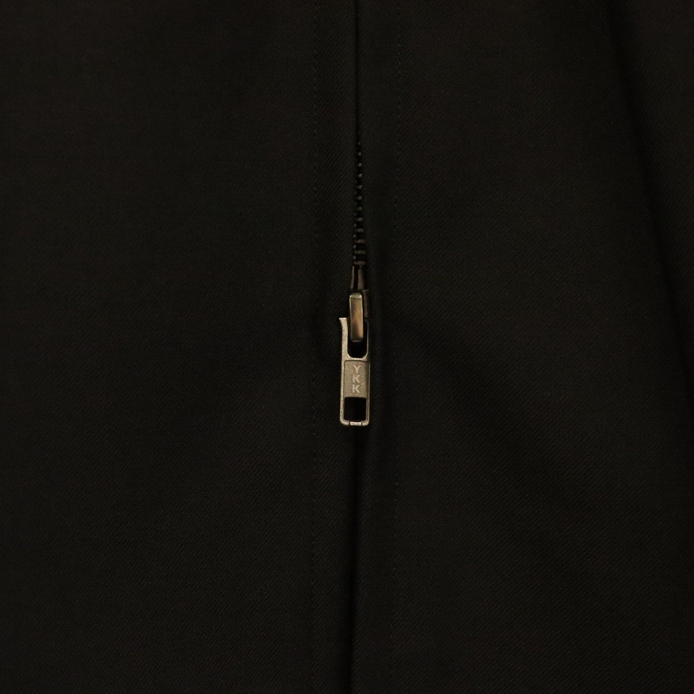 Ground Y(グラウンドワイ) FRONT TUCK NO COLLAR COAT アシンメトリー ノーカラーテーラードコート ブラック GI-C01-100